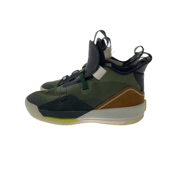 NIKE◆AIR JORDAN XXXIII NRG/エアジョーダン/カーキ/CD5965-300/26.5cm/KHK