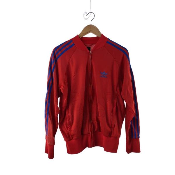 adidas◇ジャージ/S/ポリエステル/RED/373295 : セカンドストリート