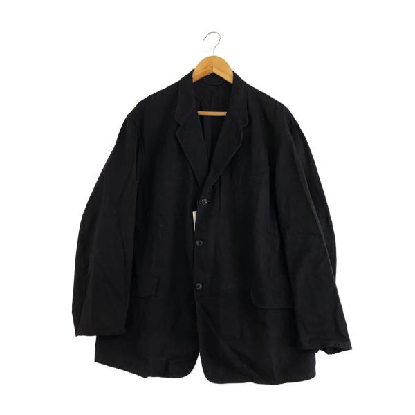 COMOLI◇26SS/ブラックドリルジャケット/2/コットン/BLK/D01-01006