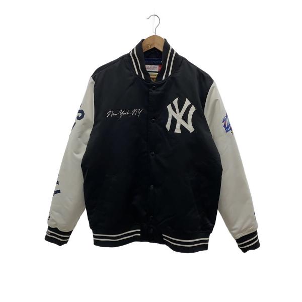 【激レア1着のみ】サイズS ヤンキース Mitchell & Nessスタジャン mitchell&ness◇UWS FALL 2022/スタジャン/L/ポリエステル/BLK/無地