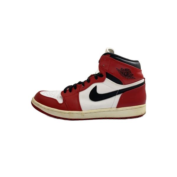 NIKE◆AIR JORDAN 1 RETRO HIGH/エアジョーダンレトロハイ/ホワイト/332550-163/29cm///