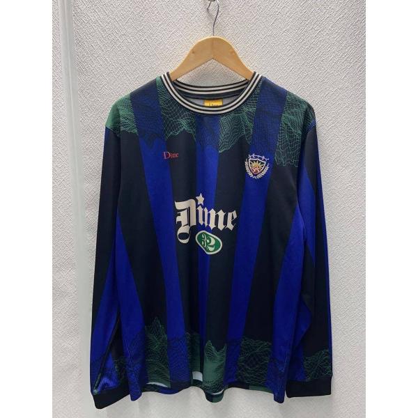 Dime◇STRIKER JERSEY/ゲームシャツ/長袖Tシャツ/L/ポリエステル/BLU