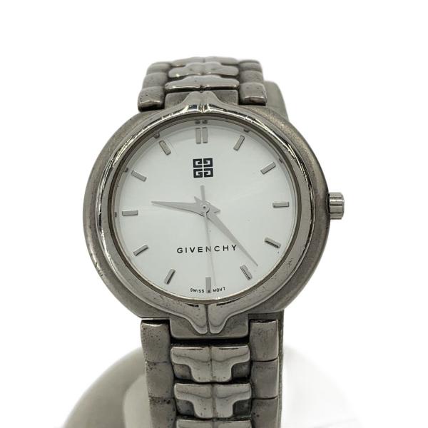 GIVENCHY◇クォーツ腕時計/アナログ/SLV/SLV/SS : セカンド