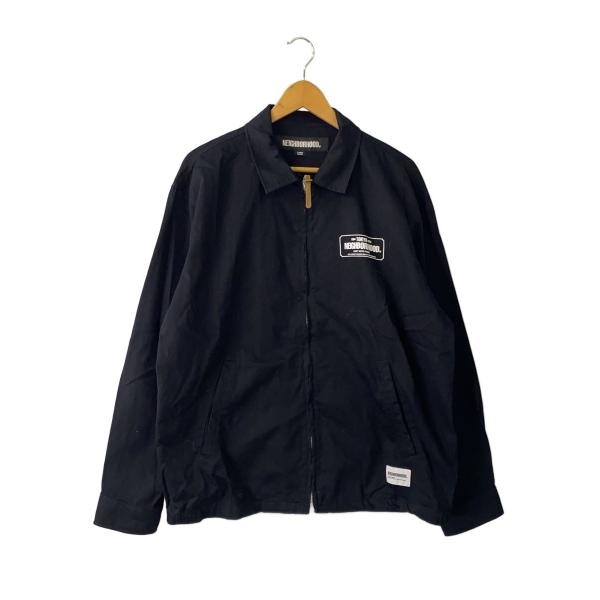 NEIGHBORHOOD◇ZIP WORK JACKET/L/コットン/BLK/241TSNH-JKM02
