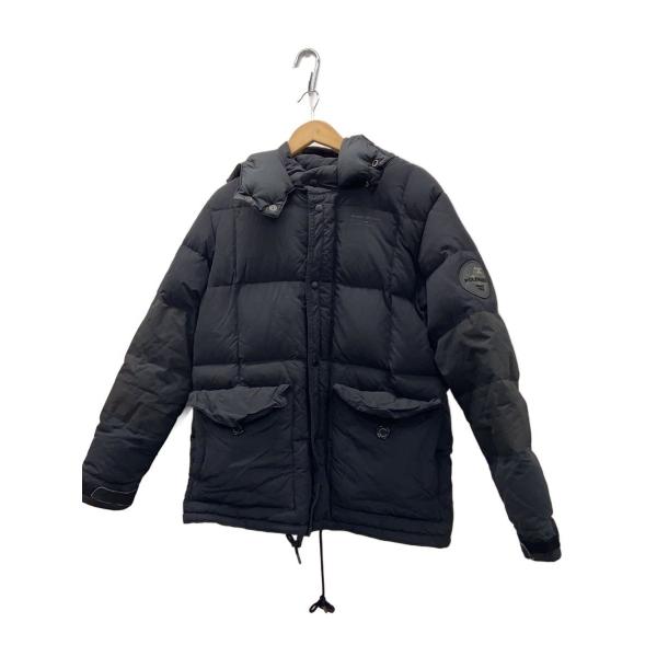 POLEWARDS◇ダウンジャケット/L/ナイロン/BLK : セカンドストリート