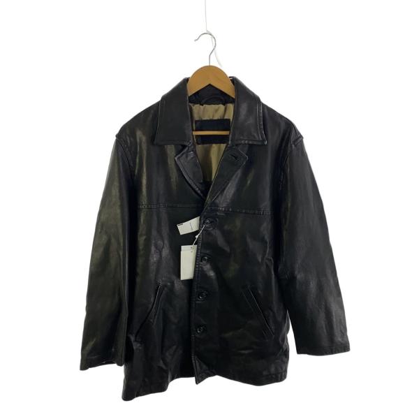 ADAM ET ROPE◇シープスキンウォッシュドレザーカーコートレザー