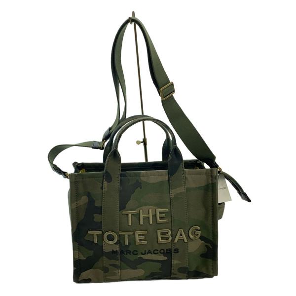 MARC JACOBS◇トートバッグ/キャンバス/KHK/カモフラ/2S4HTT002H03