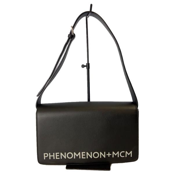 MCM 黒 レザーバックパック MCM◇ショルダーバッグ/レザー/BLK : セカンドストリートYahoo!店