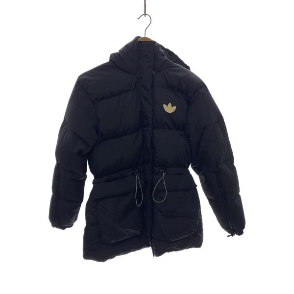 adidas◇ダウンジャケット/S/ナイロン/BLK/無地/GU1779 : セカンド