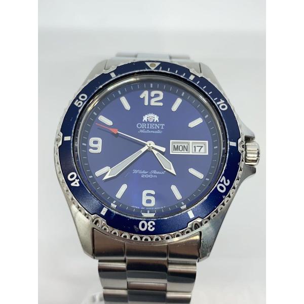ORIENT◇自動巻腕時計/アナログ/--/BLU/SLV/AA02-C1-B : セカンド