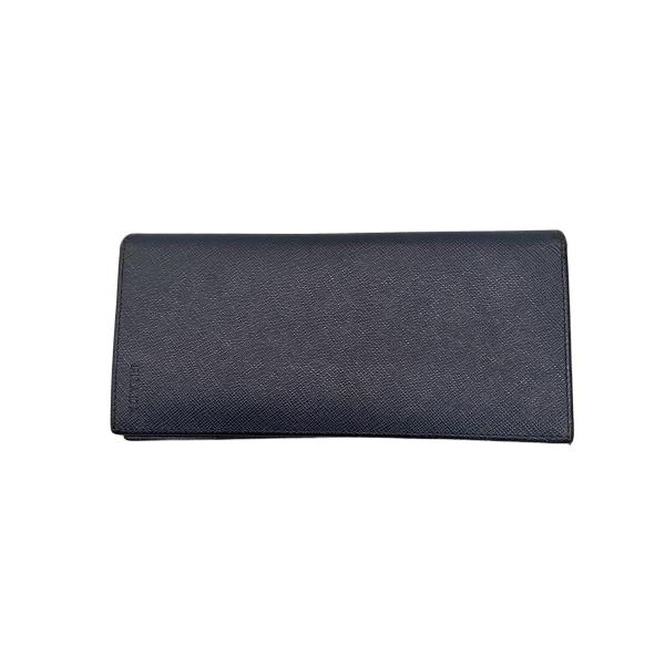 PRADA◇長サイフ/牛革/NVY/無地/メンズ : セカンドストリートYahoo!店