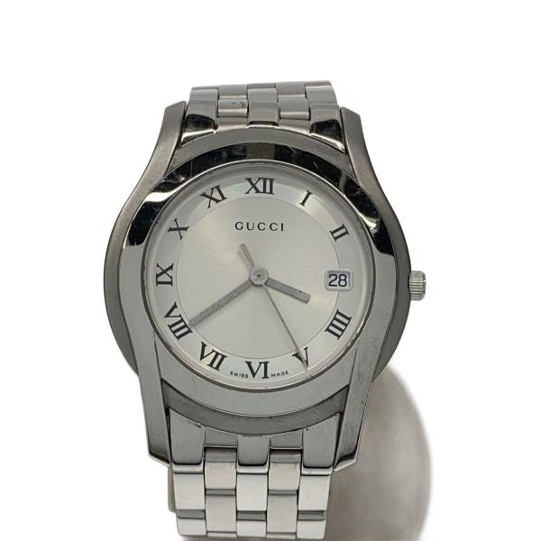 GUCCI◇腕時計/アナログ/ステンレス/SLV/SLV/5500M : セカンド