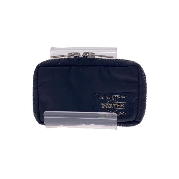 【中古】ポーター PORTER ナイロン系 キーケース ブラックxオレンジ【メンズ】 ポーター ダブル 吉田カバン 本革 キーケース スマートキー対応