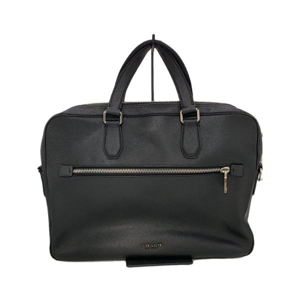 【未使用に近い✨】コーチ ボンド ブリーフケース スムースレザー 2WAY 黒色 COACH◇ブリーフケース_オールレザー/レザー/BLK : セカンドストリート