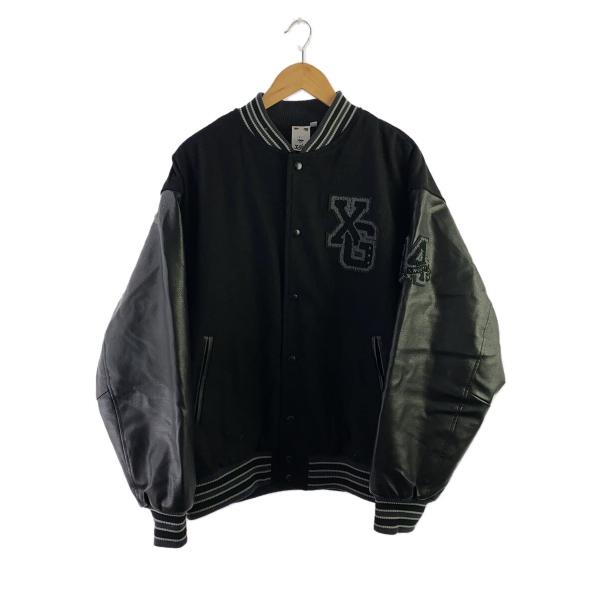 X-girl / スタジャン/S/ウール/GRY/無地/105234021010// X-girl◇スタジャン/S/ウール/GRY/無地/105234021010// X-girl