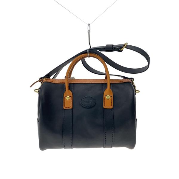 HERZ◇ボストンバッグ/レザー/BLK// : セカンドストリートYahoo!店