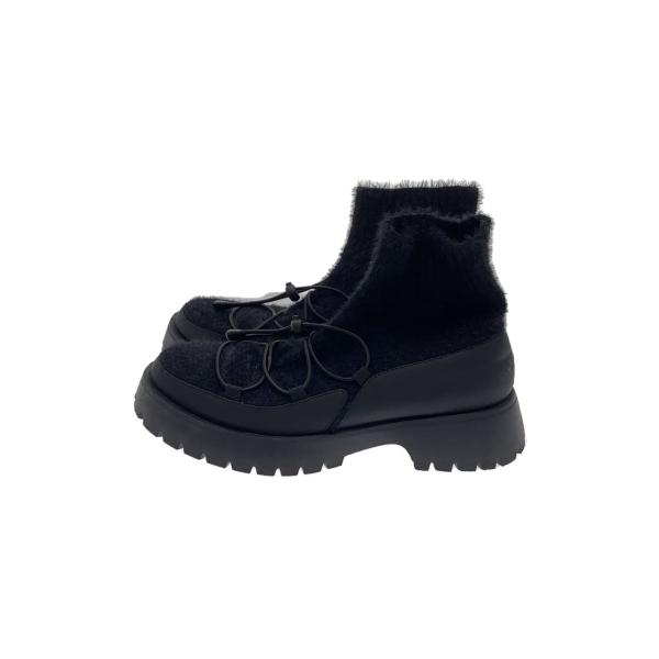 emmi◇フェザーヤーンニットブーツ/シューズ/24cm/BLK/13WGS245501