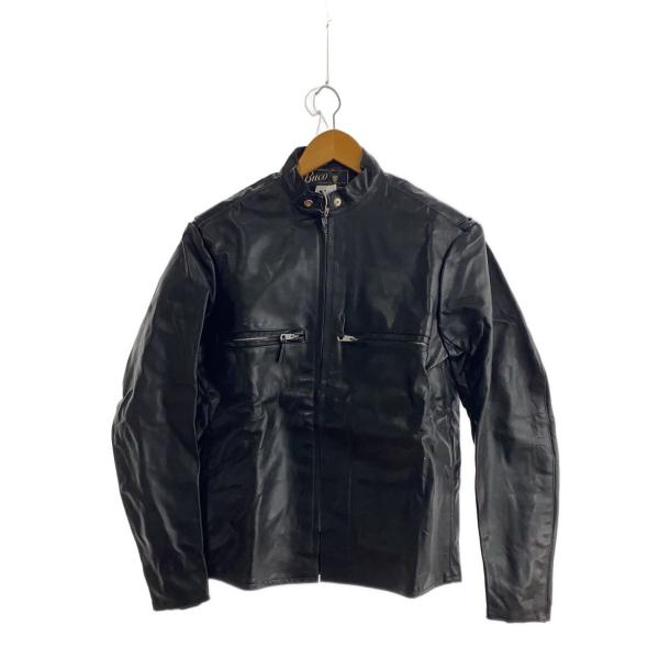 Buco j-100 42 シングルジャケット BUCO◇J-100/シングルライダースジャケット/38/牛革/BLK// : セカンド