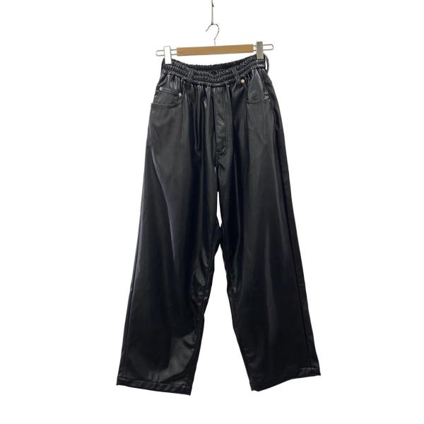 パンツ cootie Faux Leather 5 Pocket Wide Easy COOTIE◇24AW/Faux Leather 5 Pocket Wide Easy Pants/S/フェイク