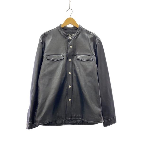 Schott◇レザージャケット・ブルゾン/L/レザー/BLK/3111037 : セカンド