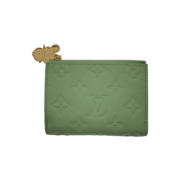 【最安値】ルイ・ヴィトン × 村上隆　 ポルトフォイユ・リサ LOUIS VUITTON◇×TM/ポルトフォイユ・リサ モノグラム/村上隆/GRN/総柄
