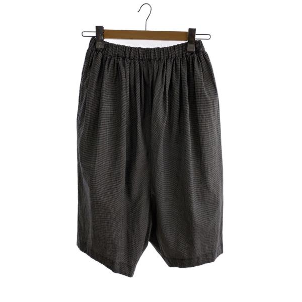 BLACK COMME des GARCONS◇サルエルパンツ/XS/ウール/GRY/千鳥格子/1H