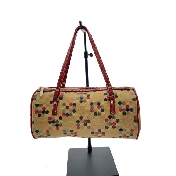 バーバリーブルーレーベル　ドット柄キャンバスミニボストンバッグ　レア バーバリーブルーレーベル ドット柄キャンバスミニボストンバッグ レア