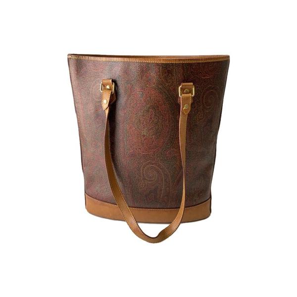 ETRO◇トートバッグ/PVC/BRW/ペーズリー/05 AGO 99 0039 : セカンド