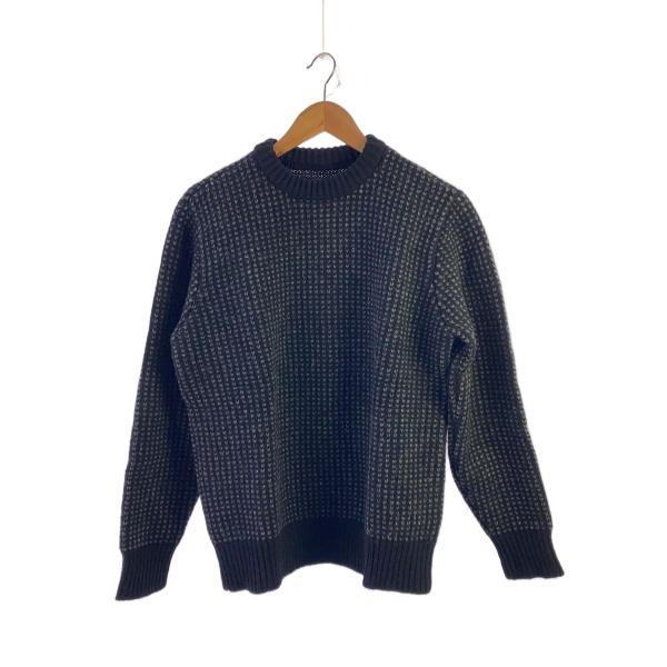 L.L.Beanバーズアイニット L.L.Bean Signature◇バーズアイニット・セーター(厚手)/M/ウール/BLK