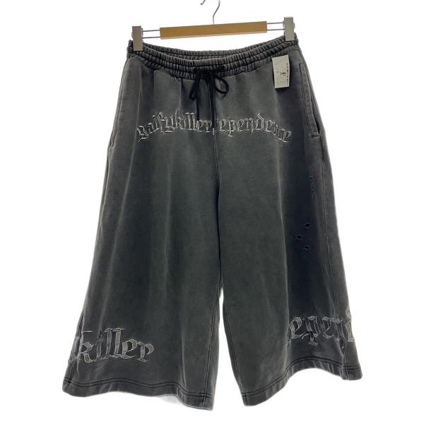 GALFY◇ショートパンツ/XL/コットン/GRY/無地/142022/病みに染まりし