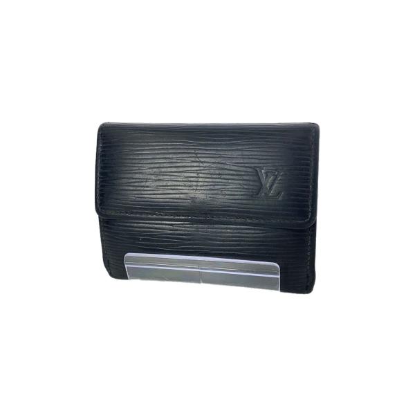 ルイヴィトン　ケース　財布　エピ　ラドロー　ブラック LOUIS VUITTON◇ラドロー_エピ/レザー/BLK/メンズ : セカンド
