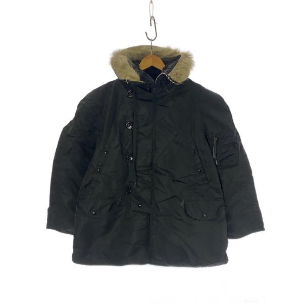 ALPHA INDUSTRIES◇モッズコート/L/ナイロン/BLK/1615-573-8335