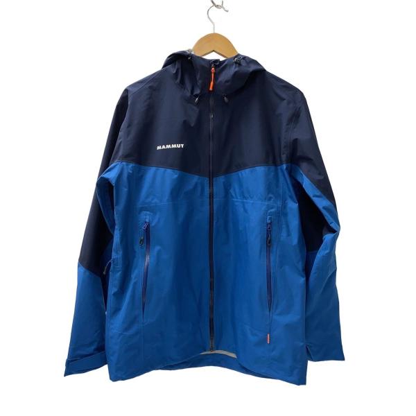 MAMMUT◇CONVEY TOUR HS HOODED JACKET/L/ナイロン/ブルー/1010-28451