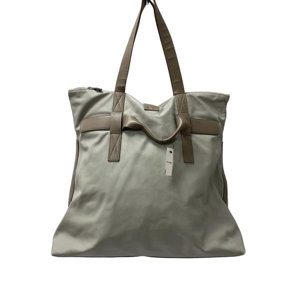 EMPORIO ARMANI◇2WAY/ハンドバッグ/トートバッグ/グレー/無地/状態