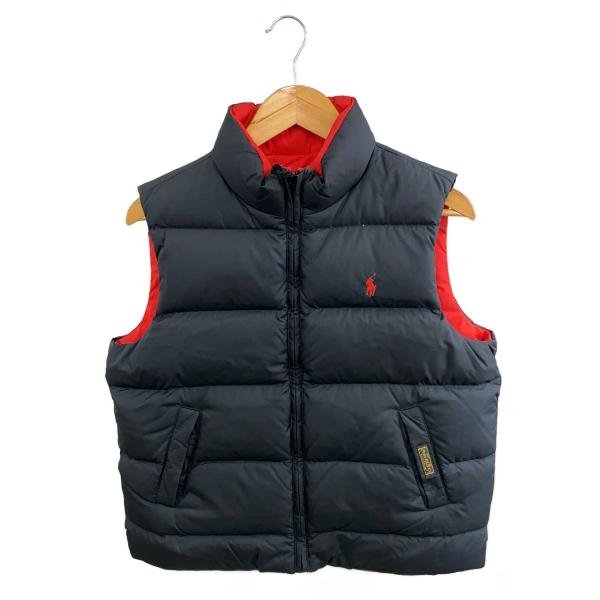 Ralph Lauren ダウンベスト POLO RALPH LAUREN◇リバースブルダウンベスト/L/ポリエステル