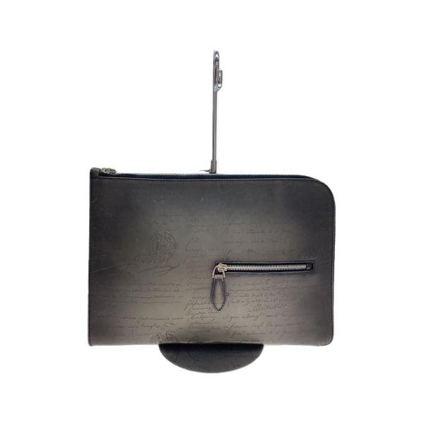 現行・美品BERLUTI ニノGMクラッチバッグ カリグラフィ スクリットレザー BERLUTI◇カリグラフィ_ニノTGM スクリットレザークラッチバッグ