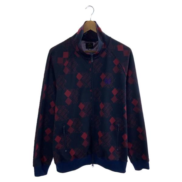 Needles◇ジャージ/L/ポリエステル/RED/総柄/LQ224/22AW/Track Needles◇ジャージ/L/ポリエステル/RED/総柄/LQ224/22AW/Track