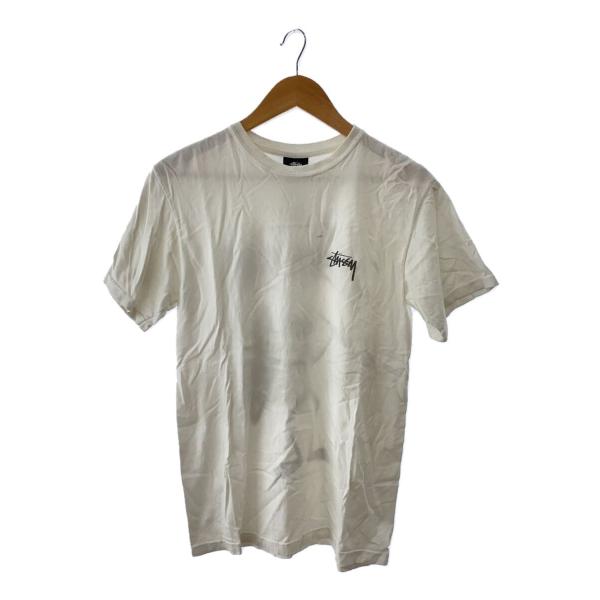 STUSSY◇シャドーマン/Tシャツ/S/コットン/WHT/プリント : セカンド