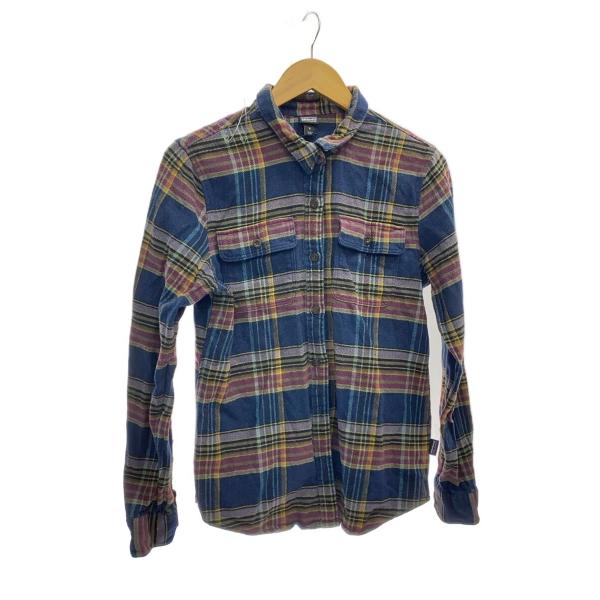 patagonia◇ネルシャツ/M/コットン/NVY/チェック/53916// : セカンド