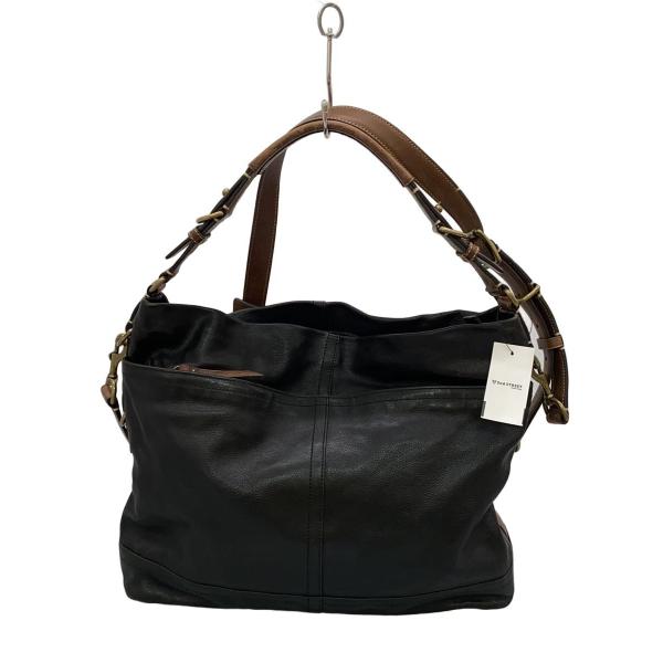 COACH レザー ショルダーバッグ COACH◇ショルダーバッグ/レザー/BLK/無地/D1093-70189 : セカンド