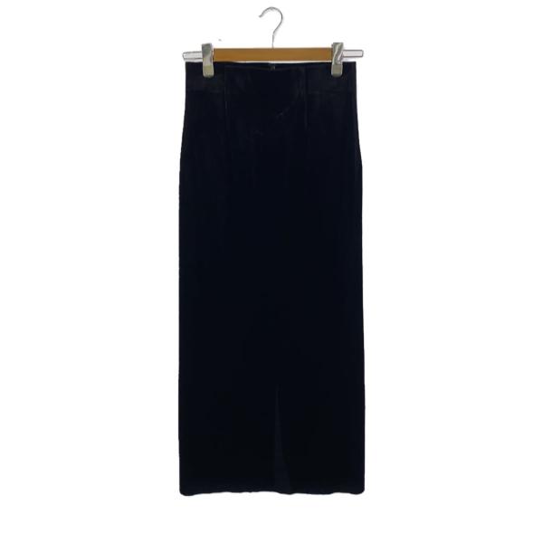 TODAYFUL◇Pencil Velour Skirt/38/ベロア/BLK/12420804// : セカンド
