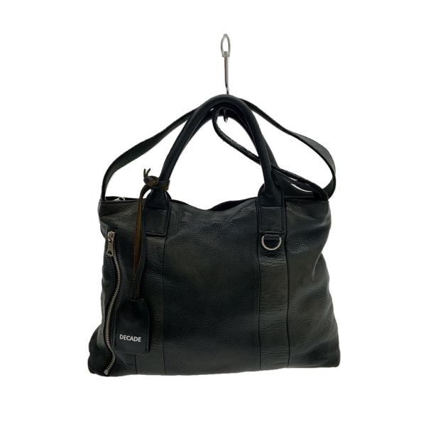 DECADE◇バッグ/レザー/BLK// : セカンドストリートYahoo!店 - 通販