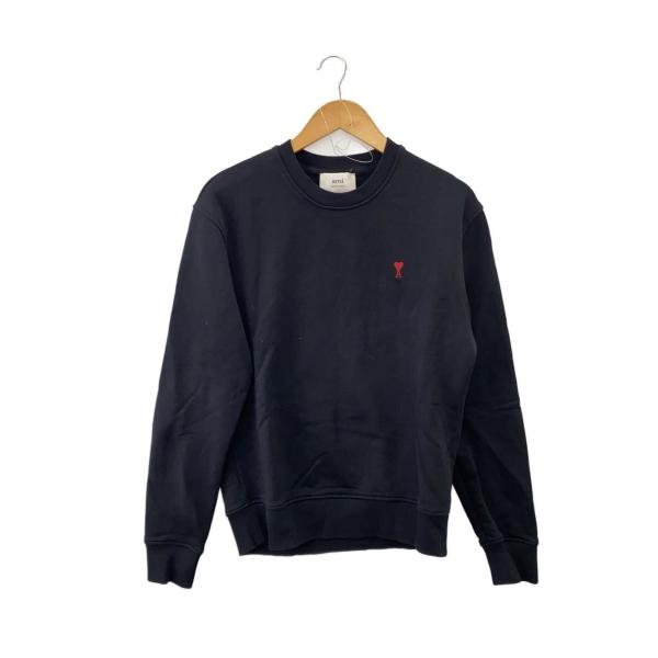 AMI PARIS◇スウェット/--/コットン/BLK/BFUSW035.730// : セカンド 