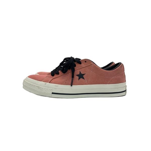 CONVERSE◆ローカットスニーカー/25cm/PNK/スウェード/33702420