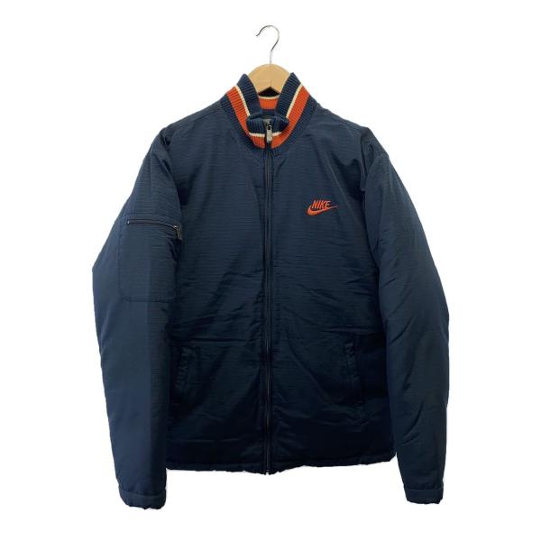 NIKE◇ナイキ/ダウンジャケット/XL/ナイロン/ネイビー/無地/F20408QVE