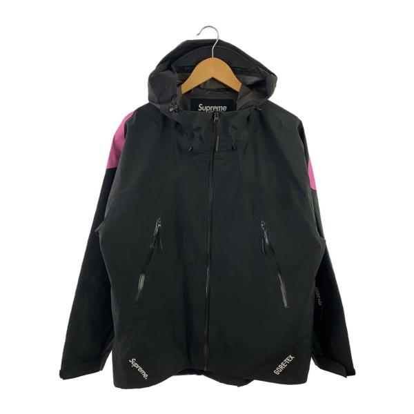 Supreme◇マウンテンパーカ/L/ゴアテックス/BLK/gonz gore-tex shell