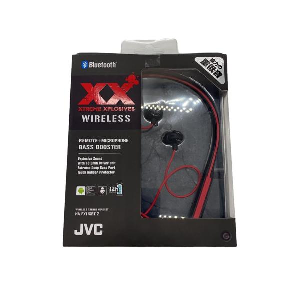 JVC・Victor◇ヘッドセット XX HA-FX11XBT-Z [ブラック&レッド