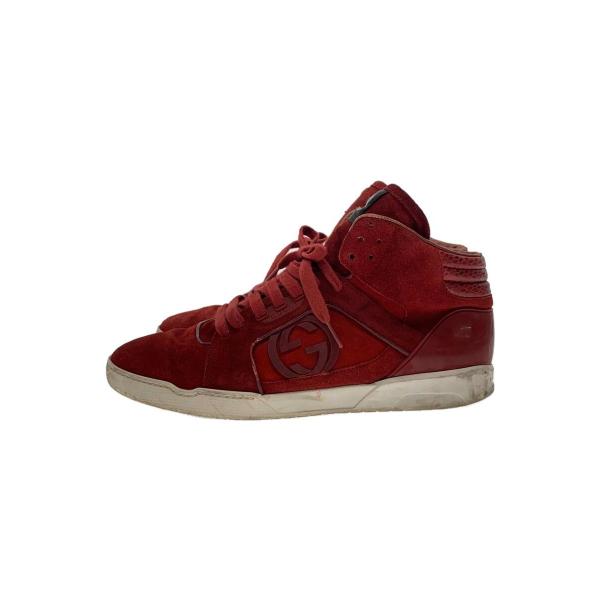 GUCCI◇ハイカットスニーカー/US9.5/RED/スウェード/295322 : セカンド
