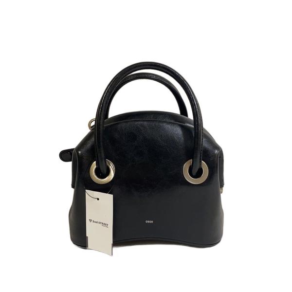 【希少❗️】osoi circle mini 黒 ブラック OSOI◇バッグ/レザー/ブラック/Circle Mini/ショルダーバッグ/カバン