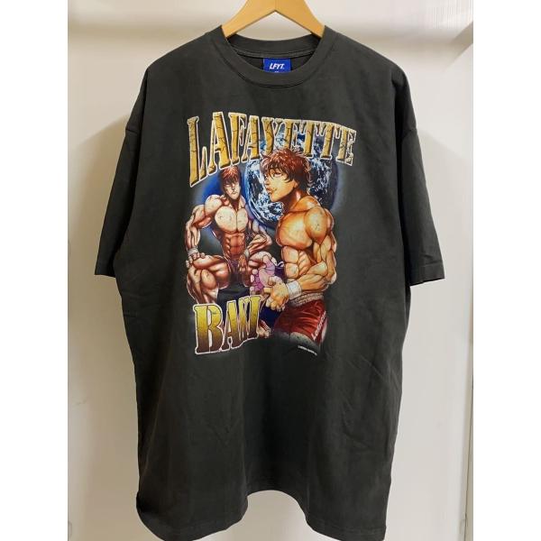 Lafayette(LFYT)◇×刃牙/GRAPPLER BAKI/Tシャツ/XXL/コットン/グレー